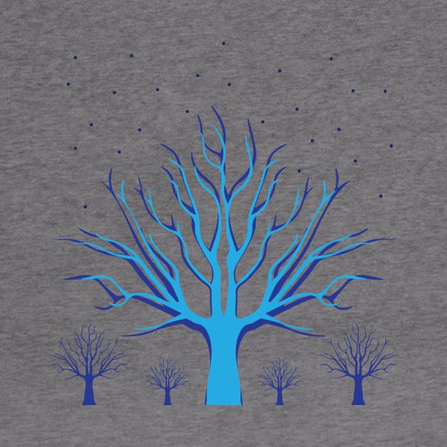 Blue Tree by naliabbas